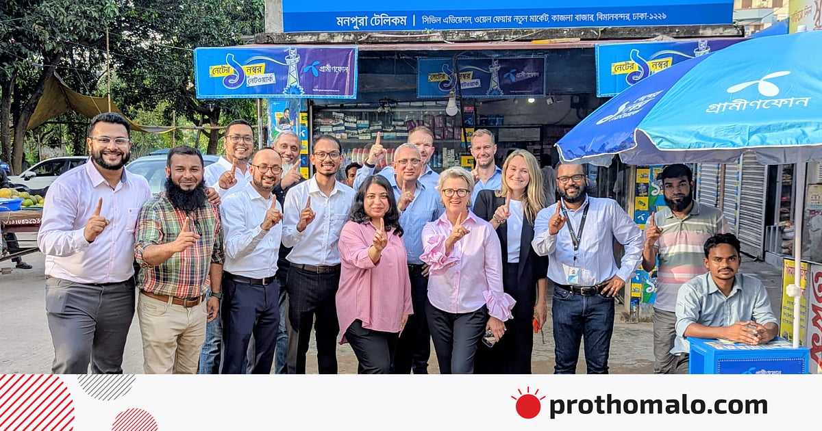 বাংলাদেশ সফর করলেন টেলিনরের সিইও, কথা বললেন গ্রাহকের সঙ্গে