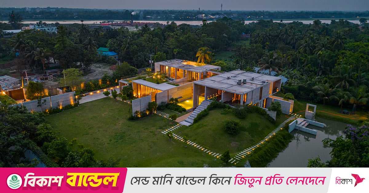 নারায়ণগঞ্জের এই বাড়ি স্থাপত্যের মর্যাদাপূর্ণ পুরস্কারে স্বর্ণপদক জিতেছে