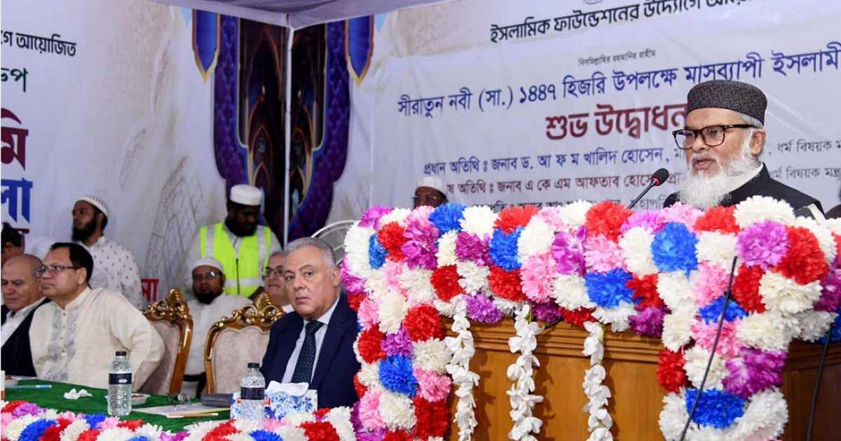 জাতির চেতনা ও ইতিহাসকে টিকিয়ে রাখার অন্যতম হাতিয়ার বই: ধর্ম উপদেষ্টা